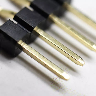 Rechtwinklige gebogene Reihe SMTs einzelne Plastikpositionen 2-40pin Pin Headers 2.54mm