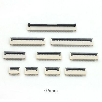 FPC Connector Horizontal Flip-lock ZIF Type H2.0mm 4-60pin 0.5mm Pitch FPC/ FFC Connectors