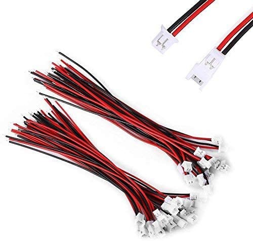 Mikromini-elektronischer Kabelbaum 2 Pin Connector Plug Male Silicone JST pH XH2.0