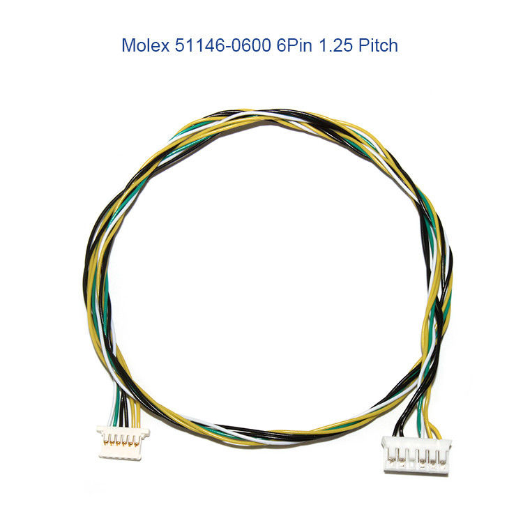 elektrischer Kabelbaum MOLEX 51146 1.25mm 5P 6P mit Wohnungs-Halter A1254 SMD