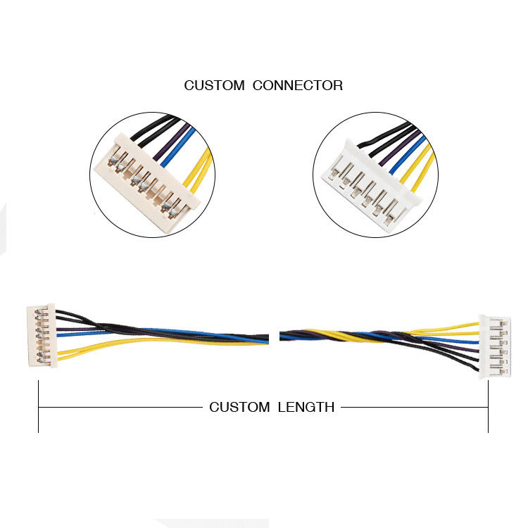 1.25mm Kabel STUNDEN DF14-9S-1.25C Kabelbaum-9pin zu JST SPH-002T-P0.5S