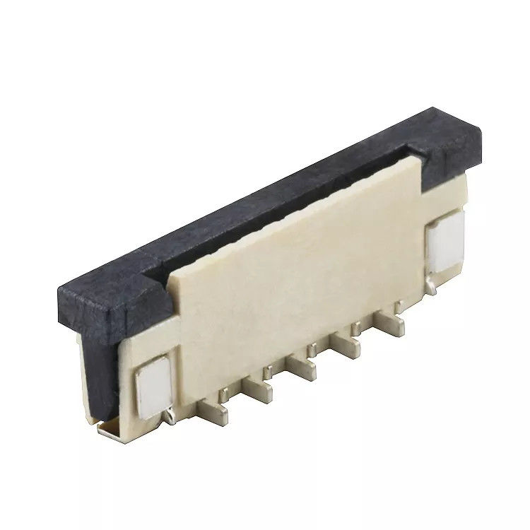 28-poliger 1,0-mm-Raster SMT-Typ vertikaler ZIF-FPC-Steckverbinder Draht zu Platine