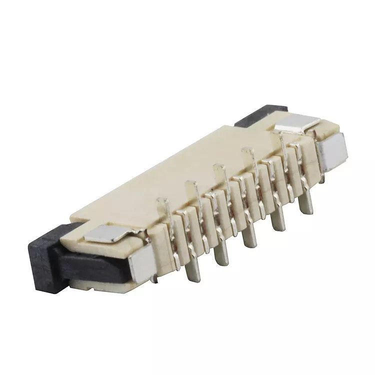 28-poliger 1,0-mm-Raster SMT-Typ vertikaler ZIF-FPC-Steckverbinder Draht zu Platine