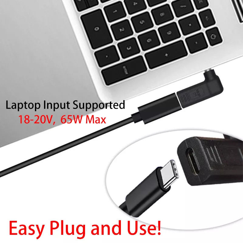 USB Typ C Buchse auf DC 5525 Stecker Konverter PD Decoy Spoof Trigger Plug Jack