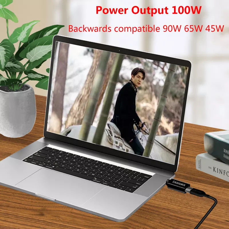 100 W USB Typ C Buchse auf DC 5,5 x 2,5 mm Stecker PD-Anschluss Schnelle Schnellladung