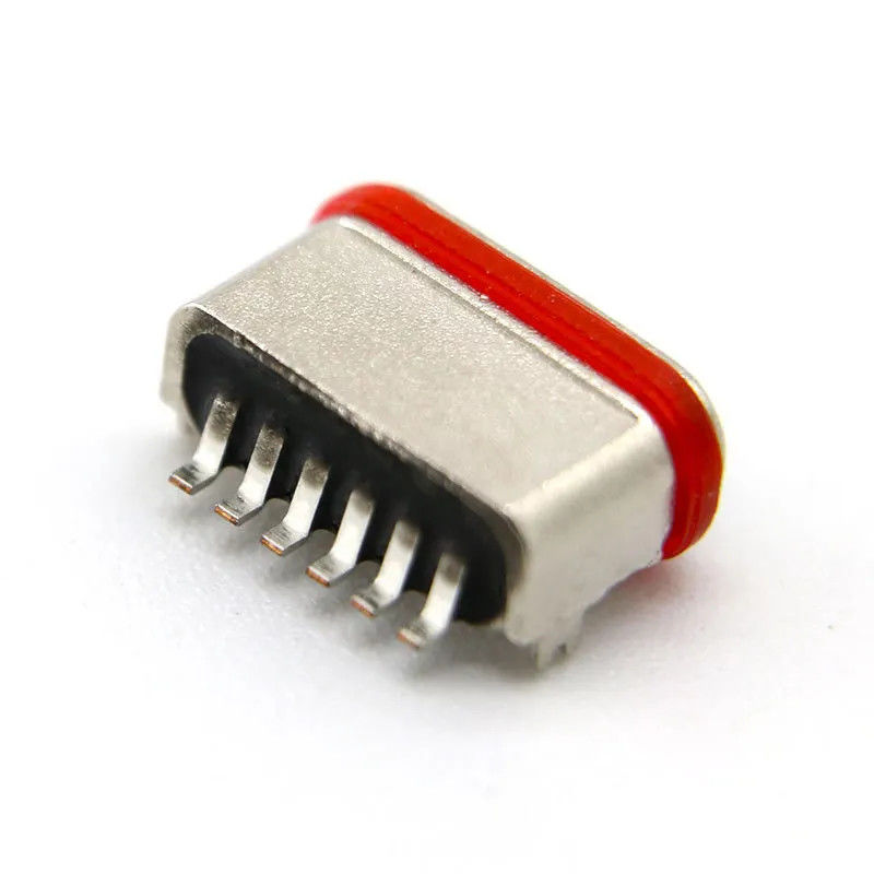 Weibliches horizontales SMT 6 Pin Connector USB3.0 USB3.1 für die Aufladung