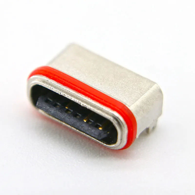 Weibliches horizontales SMT 6 Pin Connector USB3.0 USB3.1 für die Aufladung