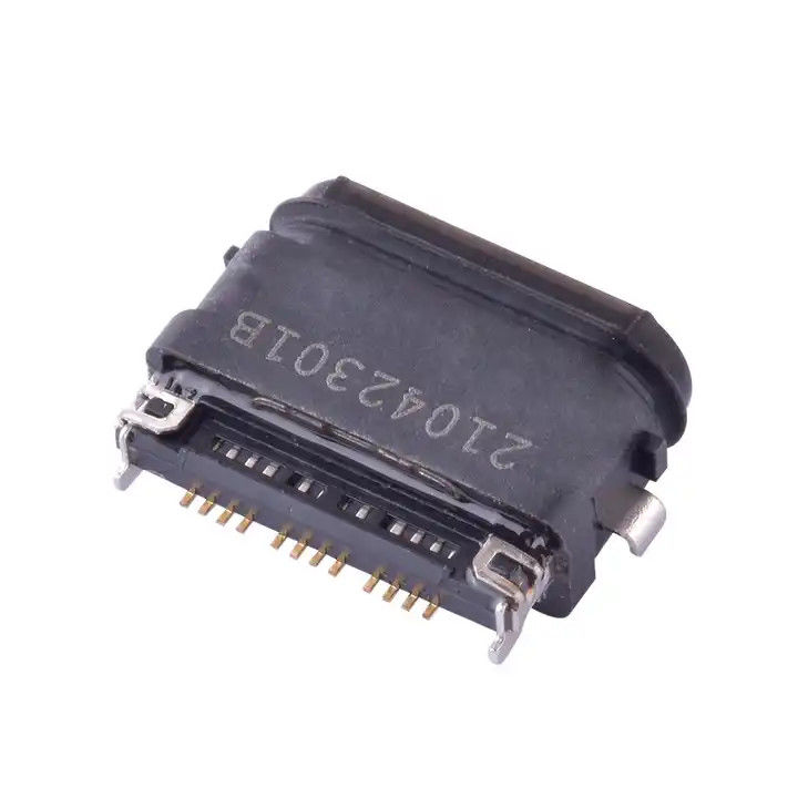 USB4.0 24-Pin-Typen-C-Anschlüsse Wasserdicht IPX8 SMT Mittelmontage 0,4 mm