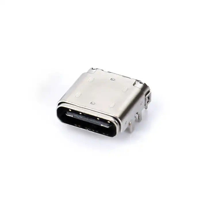 24 Pins USB Typ C weiblicher Stecker DIP+SMT 3.4 Vorderstecker und Hinterstecker für Ladekabel
