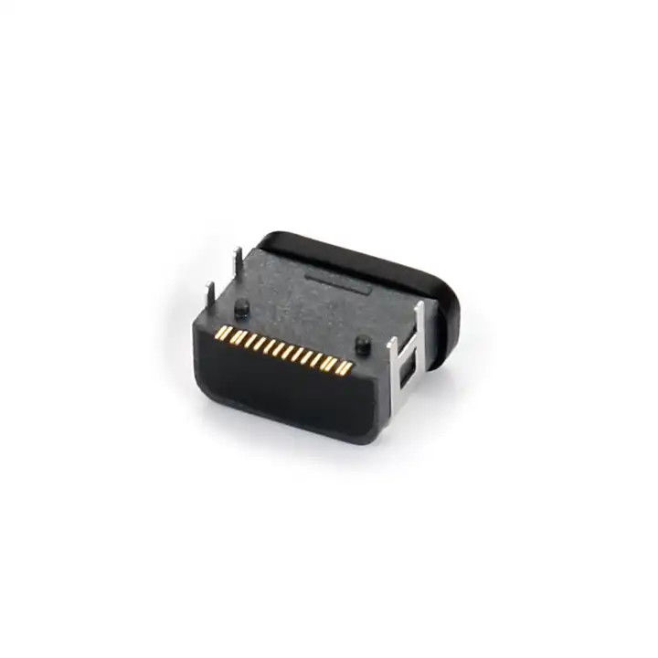 Wasserdichtes Port 16Pin USB Typ C weiblicher Stecker SMT Vier-Pin DIP An Bord Steckdose