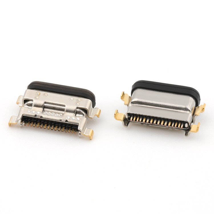 USB C 16Pin Typ C weiblicher Stecker Mittelmont 1,13 mm IPX8 wasserdicht mit LIM