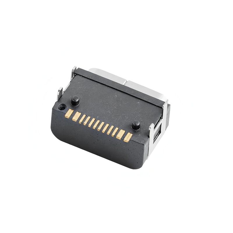 Typ C 16-Pin Buchse Horizontal SMT Montage Wasserdichter USB-Anschluss 5A 20V