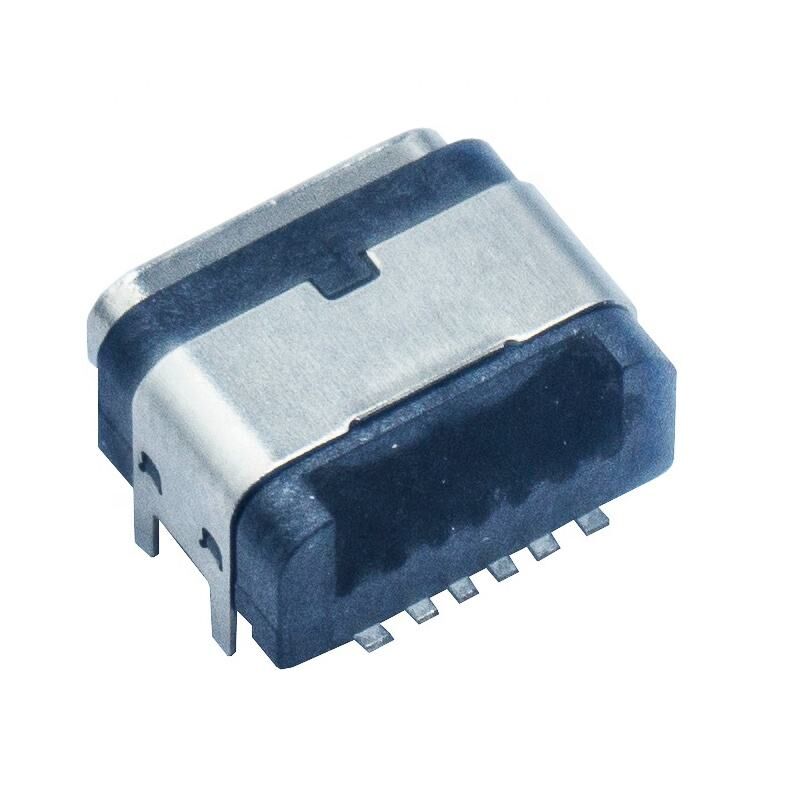 Wasserdichtes Panel Mount PCB 6 Stift weiblicher USB-Typ-C-Anschluss