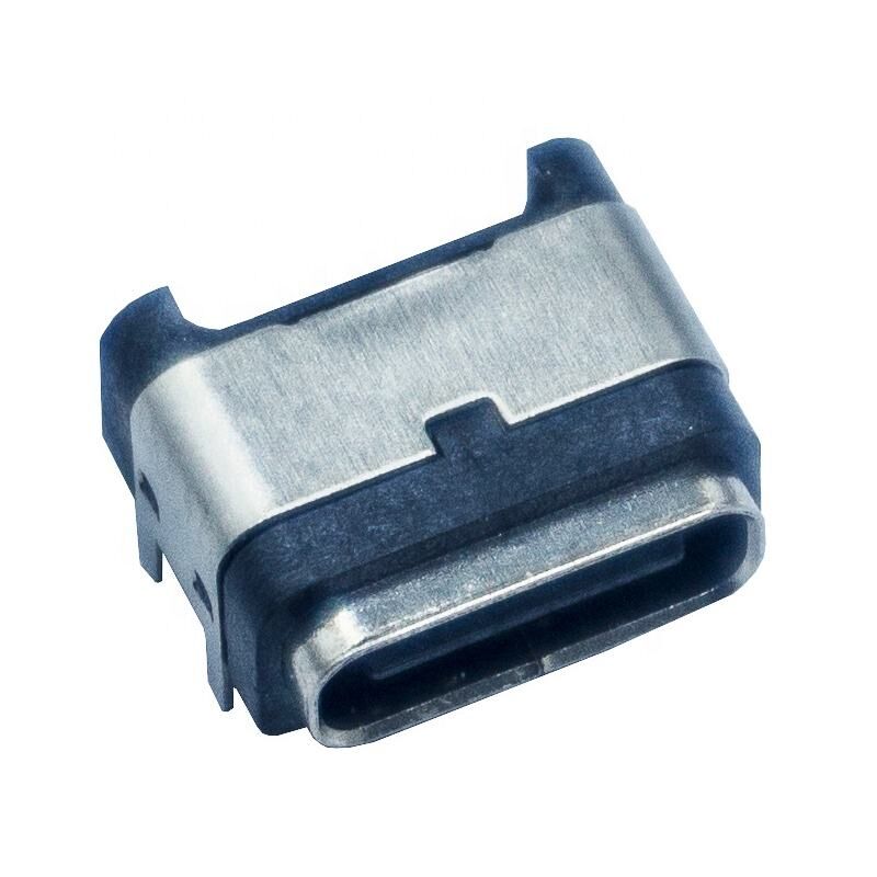 Wasserdichtes Panel Mount PCB 6 Stift weiblicher USB-Typ-C-Anschluss