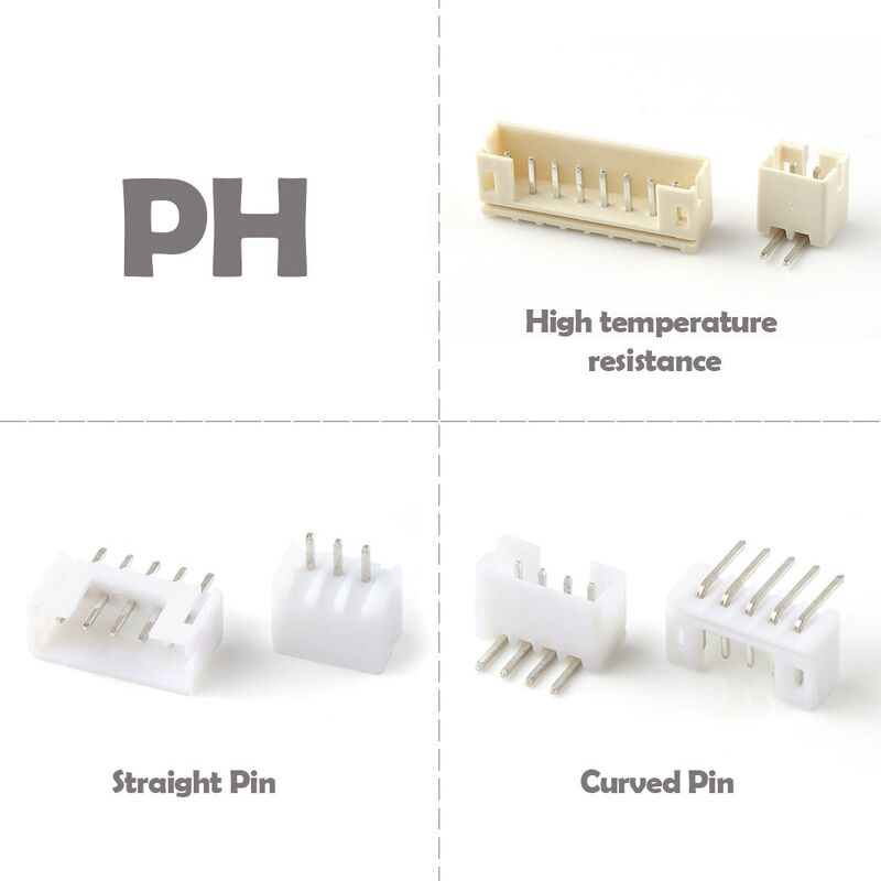 Draht-zu-Board-Anschluss Wafer Molex 1.5 2.0mm Pitch ZH PH HY LCP 2.5mm Wafer-Anschluss