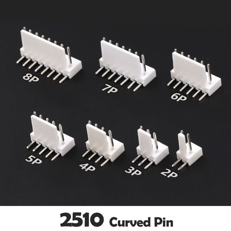 2.54 Draht-zu-Platine-Wafer-Steckverbinder LCP Vertikal 90 Grad JST 2,5 mm SMT PCB-Steckverbinder