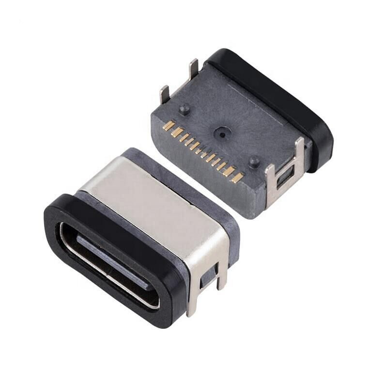 16-polige USB-Buchse, wasserdicht, Typ-C-Buchse, SMT, IPX7