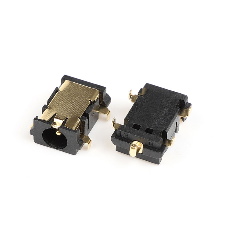 5-PIN DC-058-1,3mm DIP Messingkontakt Nylongehäuse DC-Stromadapterstecker Buchse