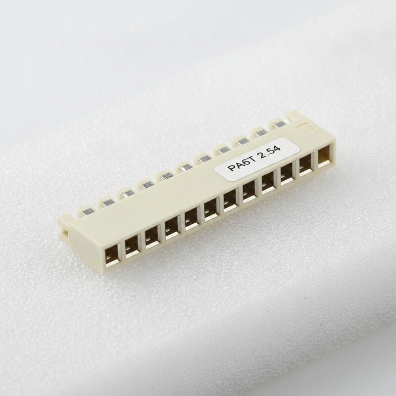 PA6T UL94V-0 Weiblicher Kopfkonnektor mit 2,54 mm Pitch und Messing Gold Flash-Kontakt