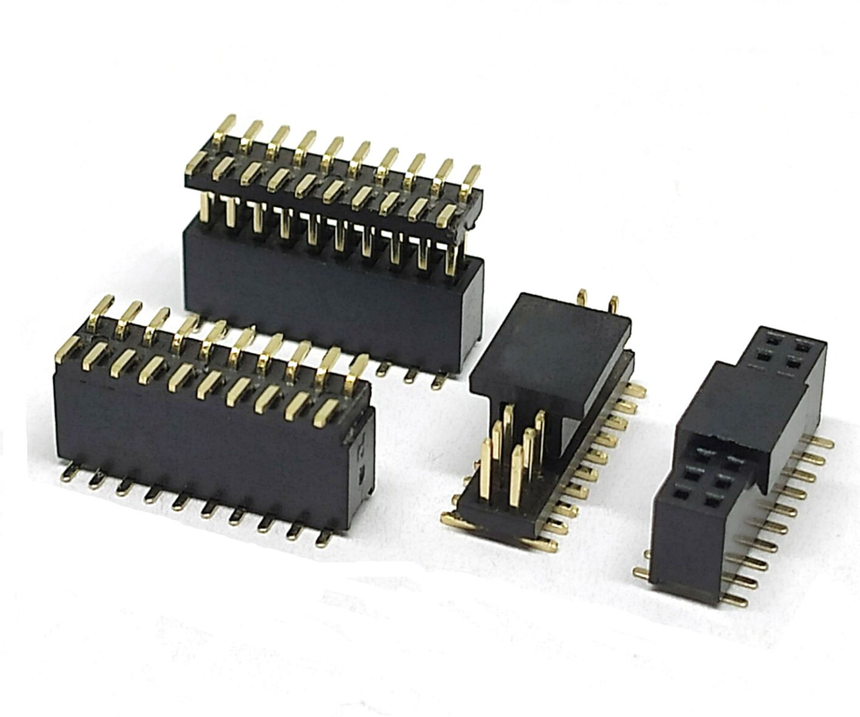 1.27mm Pitch 20 Pin Weiblich Männlich SMT Typ PCB Steckdosen-Pin-Header