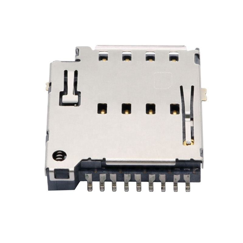 Anticrush-Edelstahl-Schale 5000 Einfügungen 8-Pin Micro SIM Steckdose Anschluss