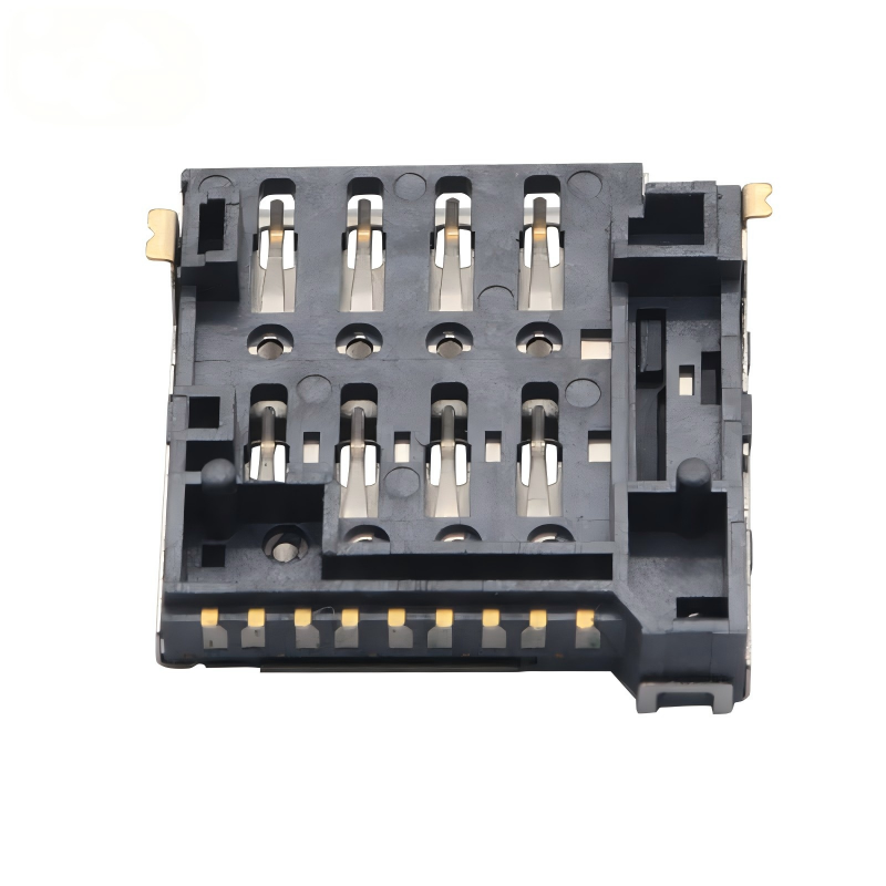 Anticrush-Edelstahl-Schale 5000 Einfügungen 8-Pin Micro SIM Steckdose Anschluss