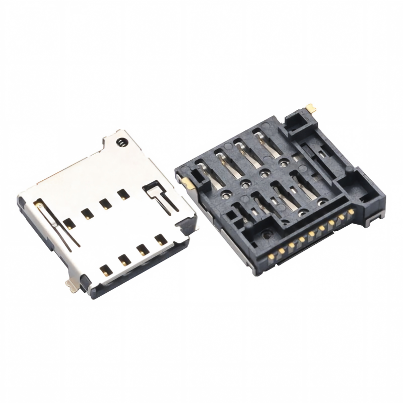 Anticrush-Edelstahl-Schale 5000 Einfügungen 8-Pin Micro SIM Steckdose Anschluss