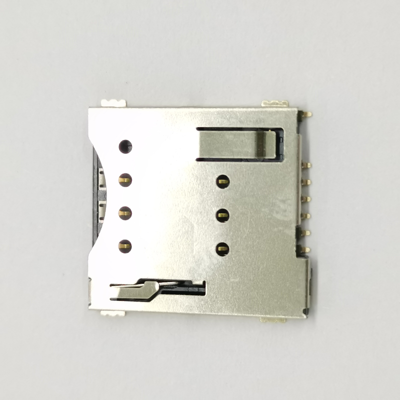SIM-Kartenträger Push-Push Typ Nano Micro 6pin 8pin SIM-Kartenschalter für PCB-Handys