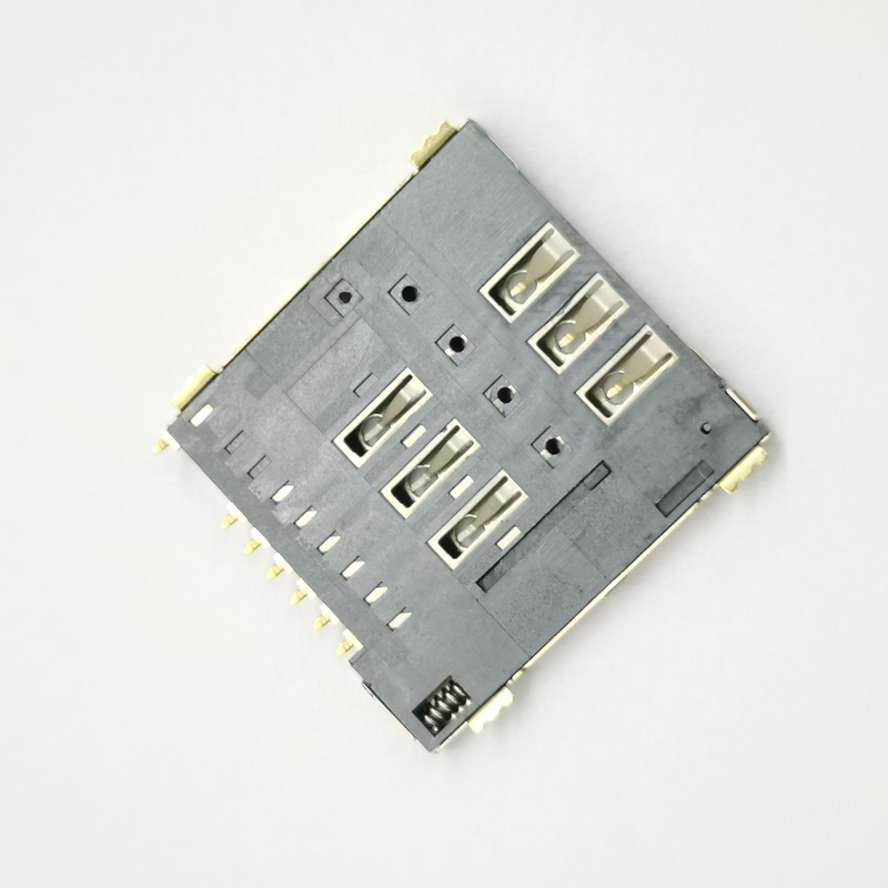 SIM-Kartenträger Push-Push Typ Nano Micro 6pin 8pin SIM-Kartenschalter für PCB-Handys