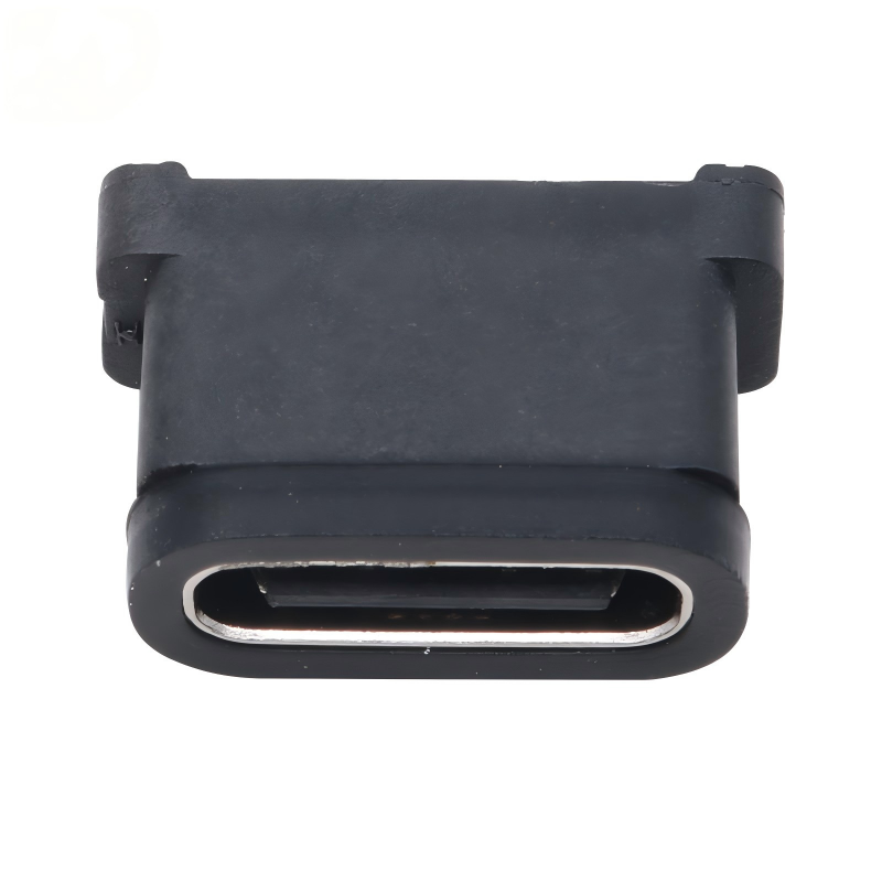 USB 3.2 Typ-C 40 Gbps Wasserdicht U4 Steckdose 24 Pin SMT DIP PCB Weiblicher Steckverbinder Goldbeschichtung Edelstahl 5A 100V AC