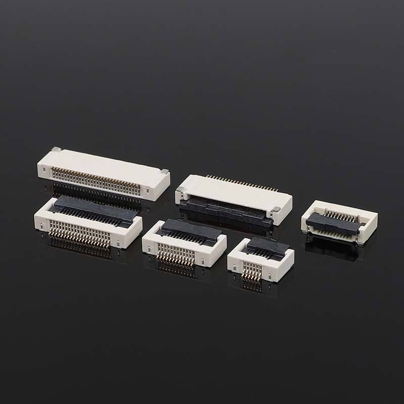 0.5mm Pitch Butterfly Lock FFC/FPCH Stecker Horizontale Unterverbindung mit 2,55 H Höhe Flip Cover für Flat Flex Electronics