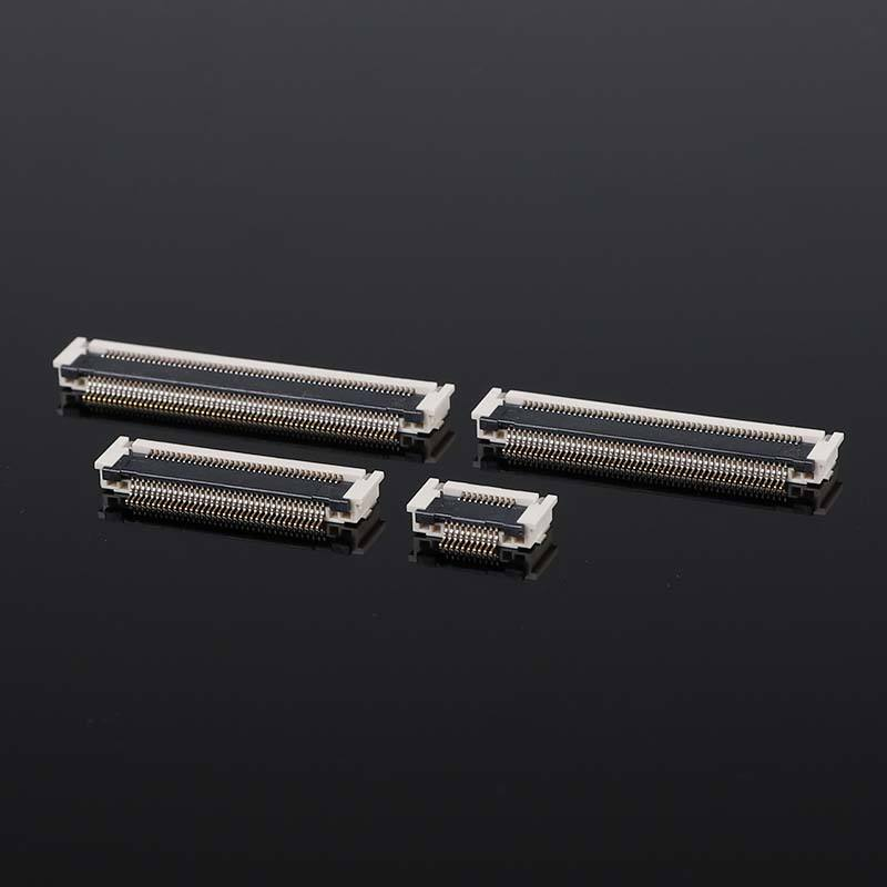 Vergoldeter FPCFFC-Stecker mit 0,5 mm Rastermaß, 2,7H Post-Pressure Horizontal SMD 10-68Pin 50V 0,5A