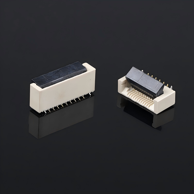 0.5mm Schwung 60PIN Vertikal Positivfuß 5.2H Clamshell Buckle Flat Connector Kabel Steckdose FPC FFC Kabel PCB-Anschlüsse