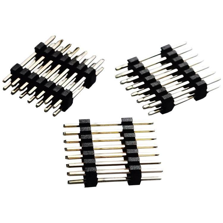 Doppelreihige Buchsen-/Stiftleisten mit 2,0 mm Rastermaß, 2-40 Pins, vergoldet für PCBA