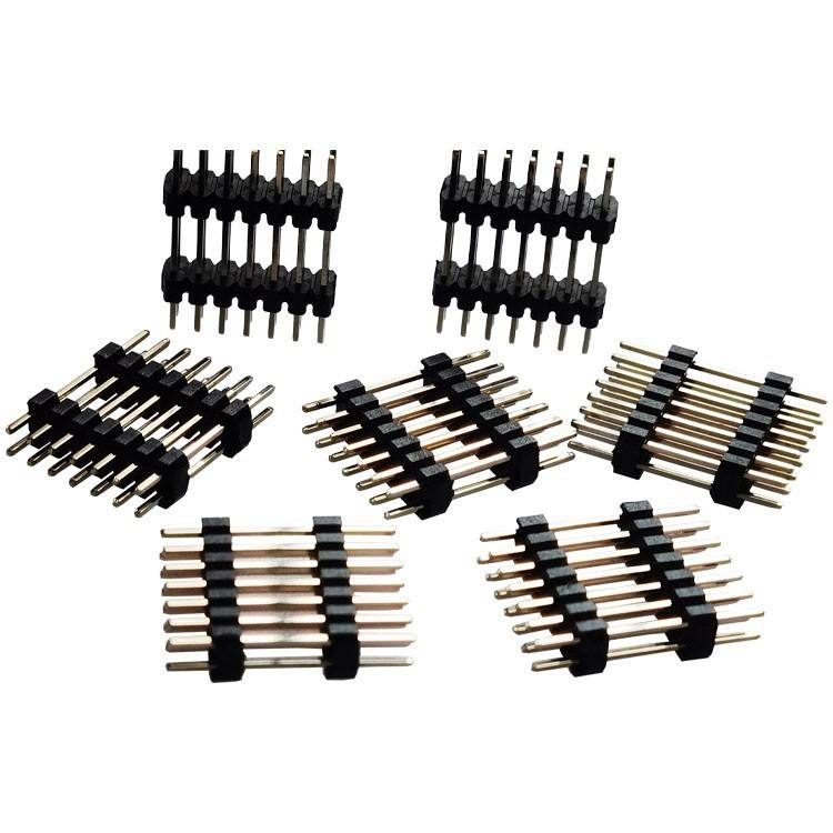 Doppelreihige Buchsen-/Stiftleisten mit 2,0 mm Rastermaß, 2-40 Pins, vergoldet für PCBA
