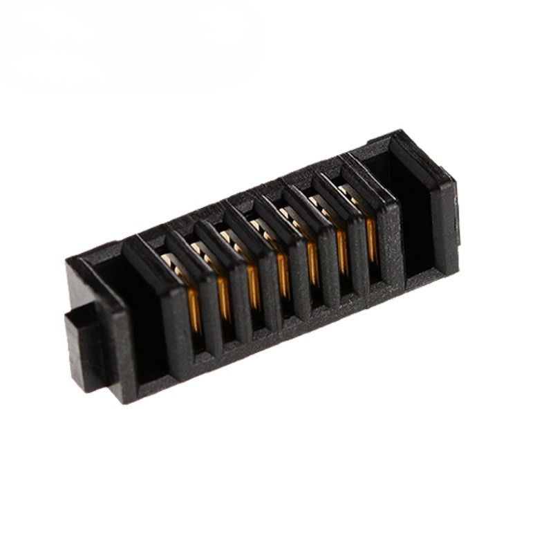 7-PIN Fingerabdruckschloss Batteriehalter Stecker 2,0mm Raster Einsteckklinge PBT Material Phosphorbronze Kontakte