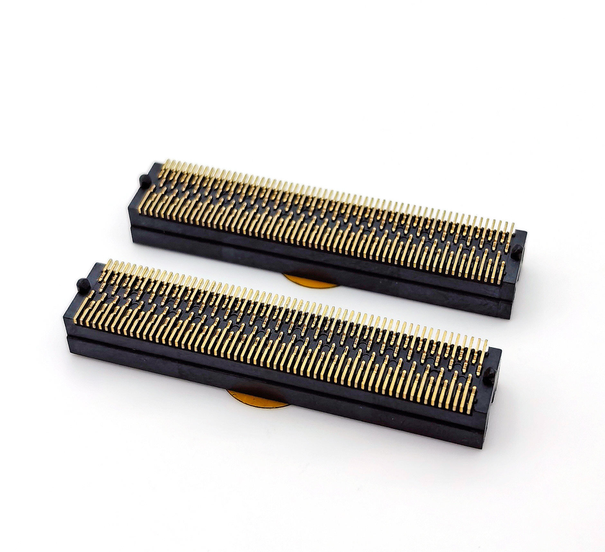 1,27mm Buchse Kommunikationssteckverbinder 4x25P H5,08 SMT Y-Typ Vollgold 1u für PCBA