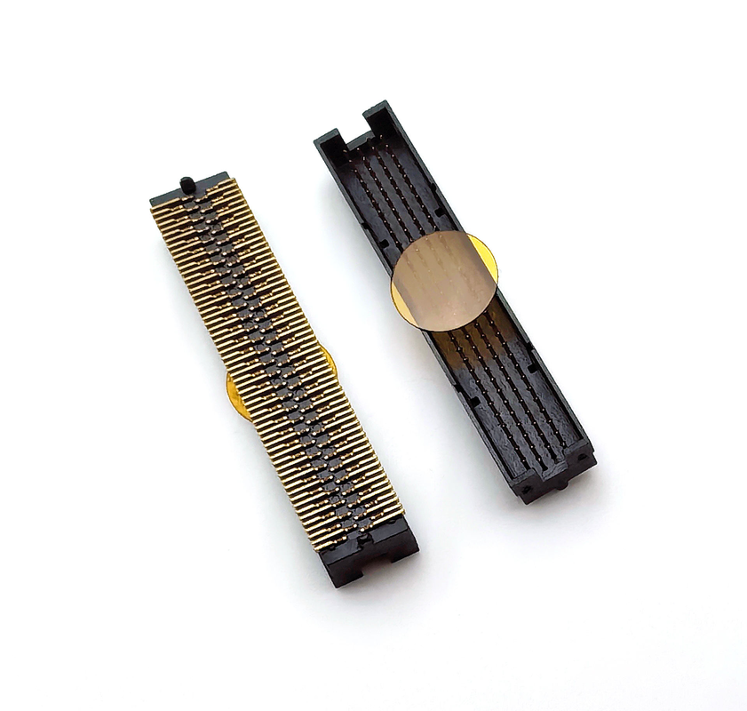 1,27mm Buchse Kommunikationssteckverbinder 4x25P H5,08 SMT Y-Typ Vollgold 1u für PCBA