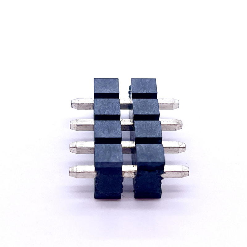 3.96mm Pitch Single Row Double Plastic 4-pin Straight Pin Header Connector