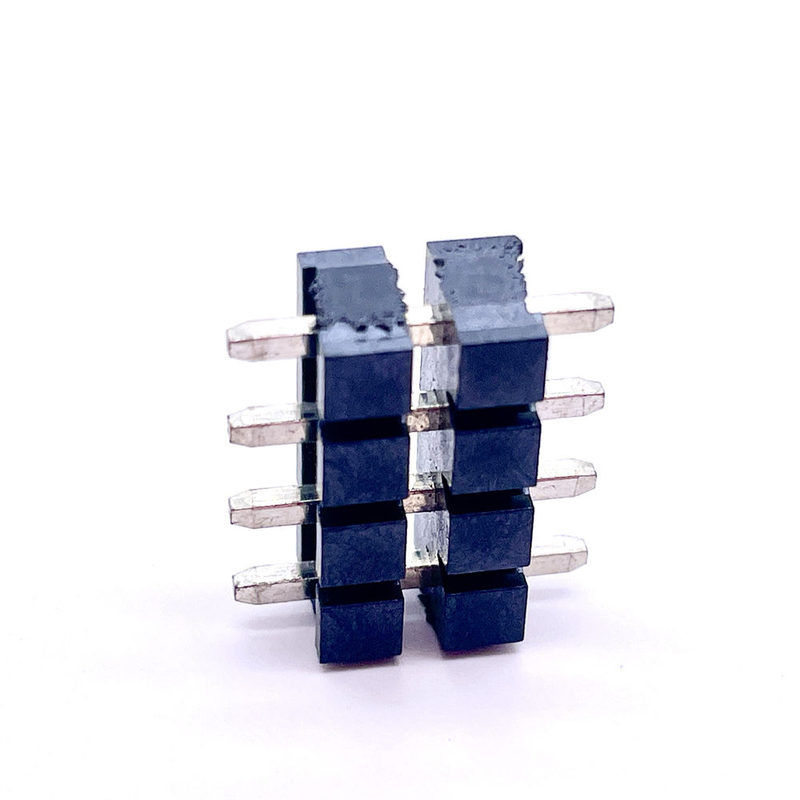 3.96mm Pitch Single Row Double Plastic 4-pin Straight Pin Header Connector