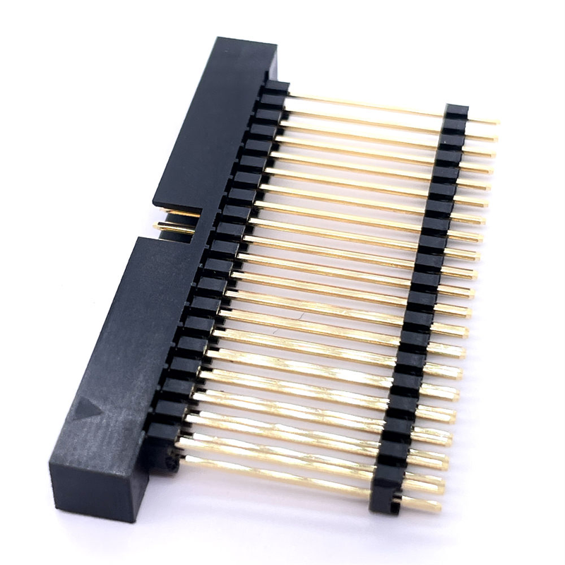 2.0mm Box Header H5.65 2x20p Straight Dual Row Gold Plated Electrical Connector