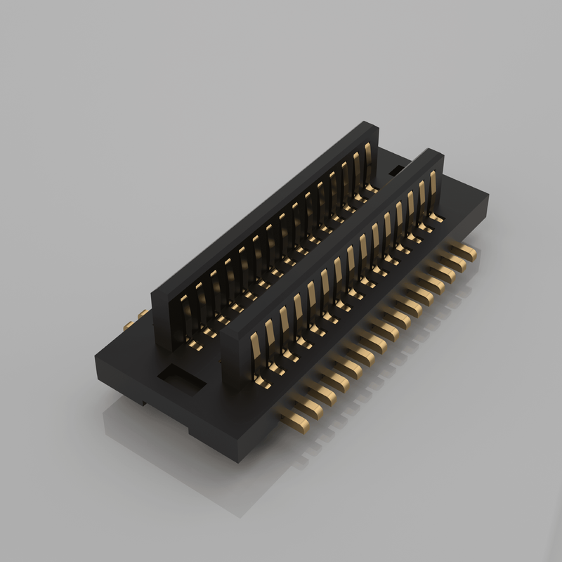 BTB 0.5mm Pitch Double Slot 20P 30P Board-to-Board Connector Male-Female Right-angle Connector for PCB Board