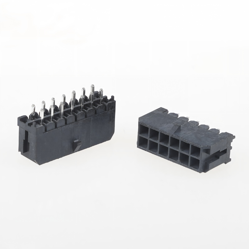 MX 3.0mm Pitch Connector Double Row Buckle with Straight Pin Wire to Board Connector