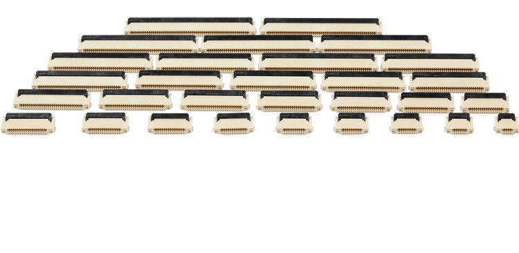 Verbindungsstück 6 des 0.5mm Neigungs-Doppelkontakt-FFC FPC Stift SMT für elektronische Fußfessel