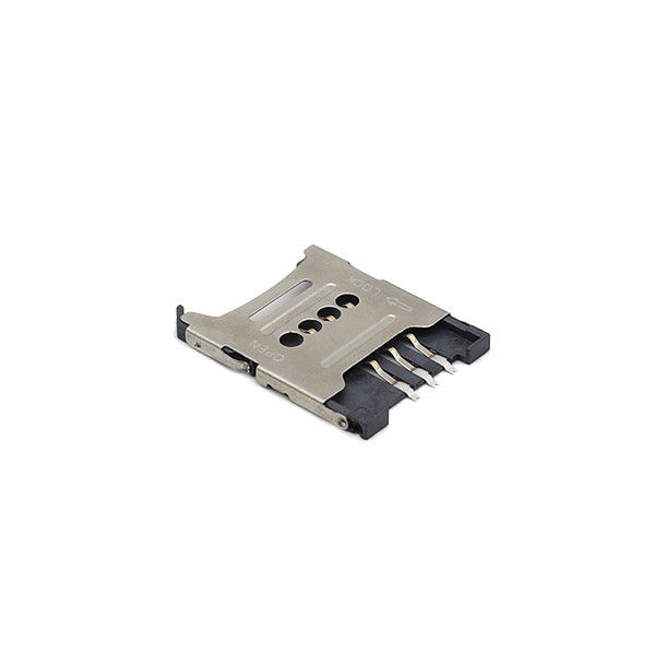 6p SIM Karte Steckdoses Flip Typ Mikro-Sim Karte Holder Verbinder ROHS