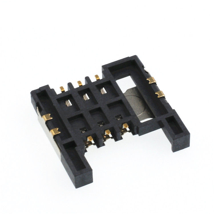 Einfügungs-Art Kartenstecker Sim Karte Steckdose Verbinders 6 Stift Height 2.9mm