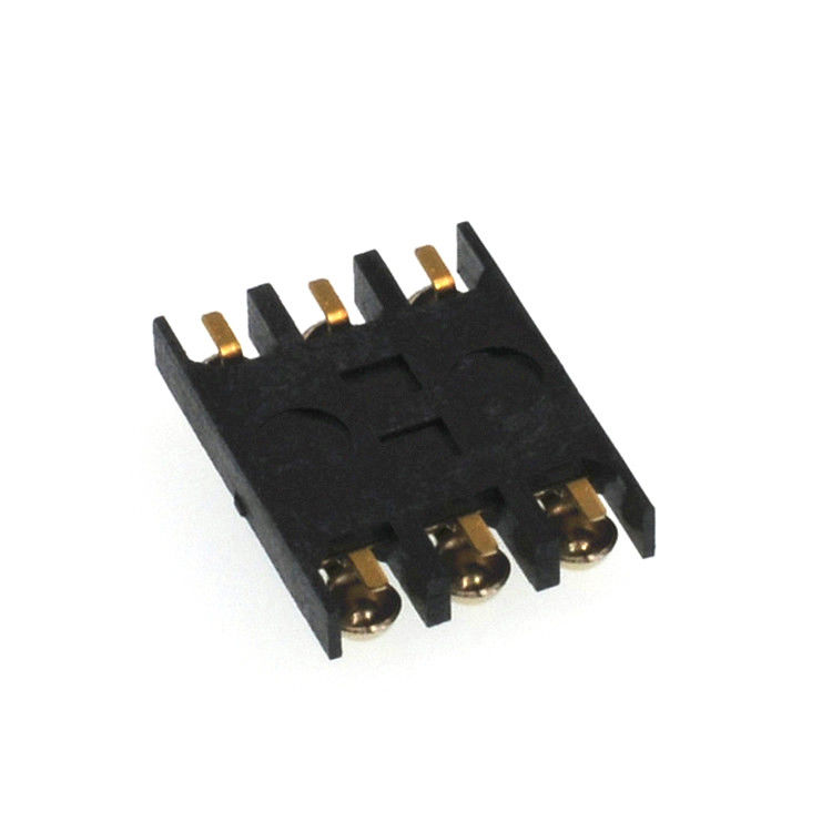 Kugelförmige Höhe Stift SIM Karte Steckdose Verbinders SMT 1.5mm 2.0mm des Schrapnell-6