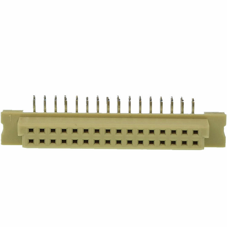 Rechtwinkliger Titel-Verbindungsstück-Mann-2*16 Stift PWBs Din41612 2.54mm eingehüllter