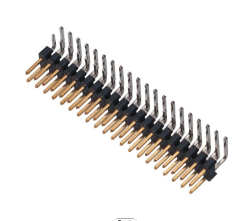 Dreifache Reihe 2,54 Millimeter Stift Header Dips 2 Stift Männlich Header Verbinder For PCBA Industrie-