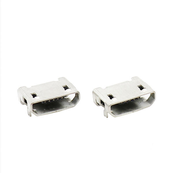 Verbindungsstückbuchse 6.4mm des Handy-Tablet-5P Mikro-USB Neigung ROHS mit Posten